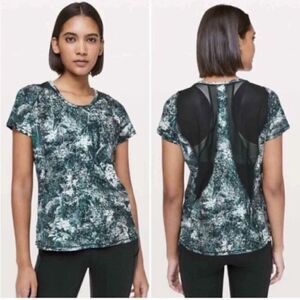 Lululemon Seek The Heat Short Sleeve Top, Size 10